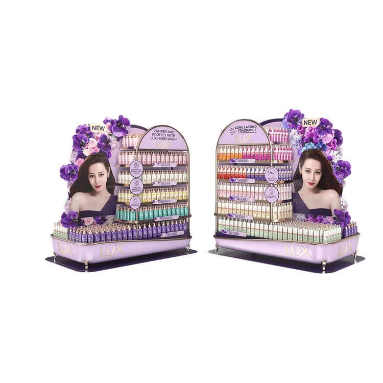 Cosmetic Makeup Display Stand Unit For Cosmetic Retail Shops – custom retail display image 4