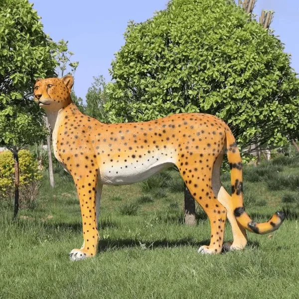 Cheetah Leopard Statues, Sculptures For Sale – custom retail display image 15