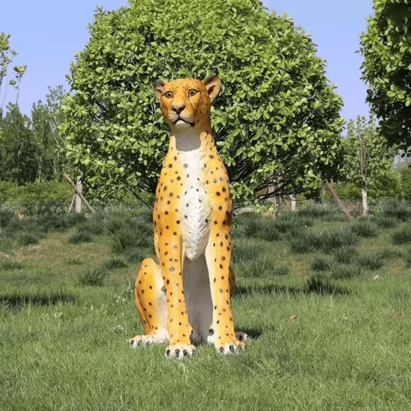 Cheetah Leopard Statues, Sculptures For Sale – custom retail display image 14