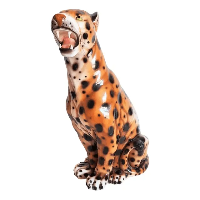Cheetah Leopard Statues, Sculptures For Sale – custom retail display image 4