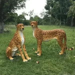Cheetah Leopard Statues, Sculptures For Sale – custom retail display image 5