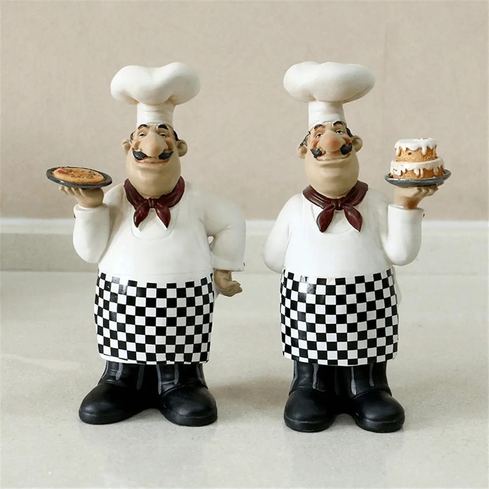 Pizza Man Statue | Large Italian Chef Statue For Restaurant Ornaments – custom retail display image 2