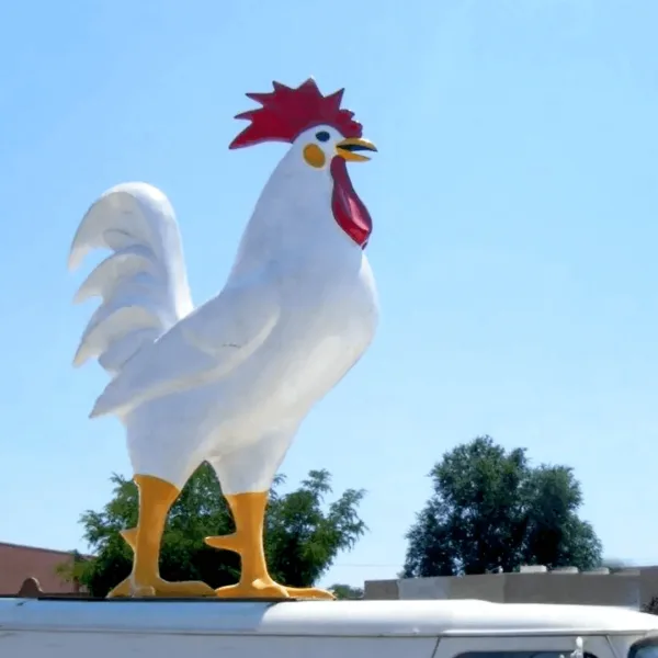 Chicken Sculptures Statues for Sale – custom retail display image 12