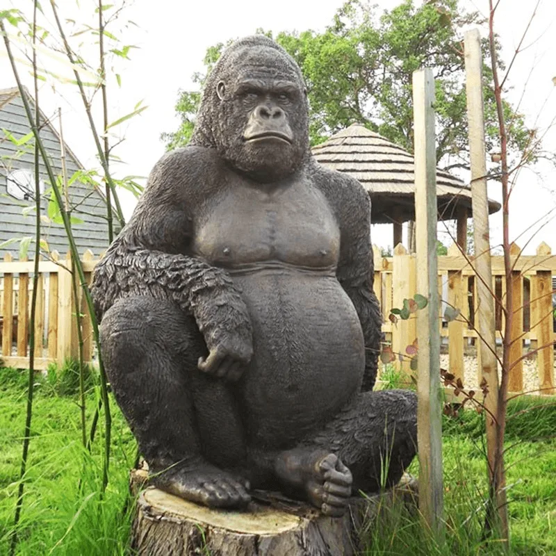 Ape, Gorillas Chimpanzee Sculptures Statues – custom retail display image 14