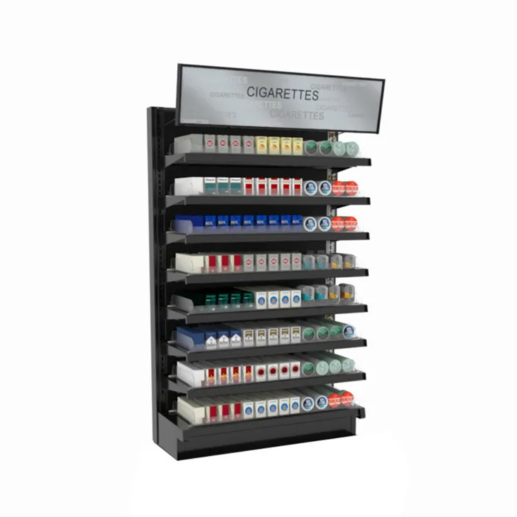 Cigarette Display Stand Tobacco Stand Showcase For Smoke Retail Shop – custom retail display image 1