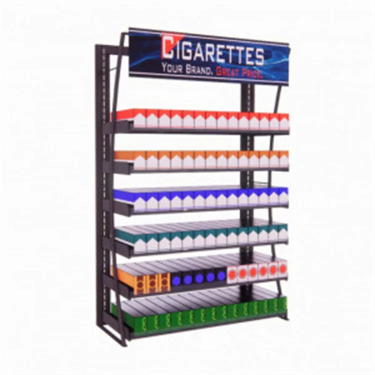 Cigarette Display Stand Tobacco Stand Showcase For Smoke Retail Shop – custom retail display image 2