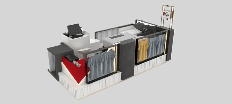 Clothing Kiosk – custom retail display image 4