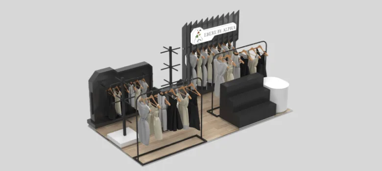 Clothing Kiosk – custom retail display image 6