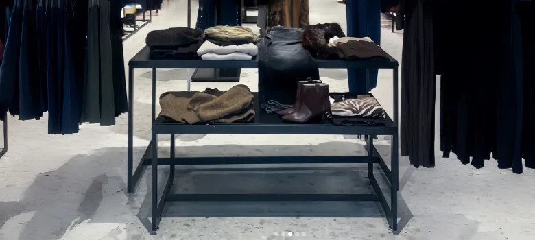 clothing nesting tables (1) Clothing Display Tables Risers For Sale | Nesting Tables – custom retail display image 2