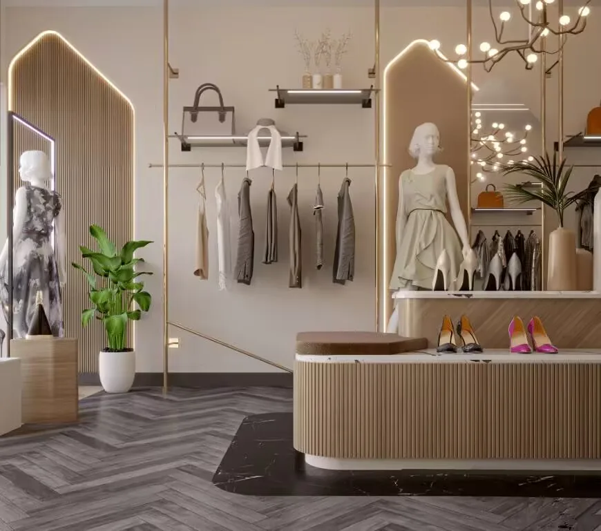 Women s Clothing Store Design | Fashion Shop Fittings – High-end Women Clothing Shop Design Ideas Benson Display Manufacture 
