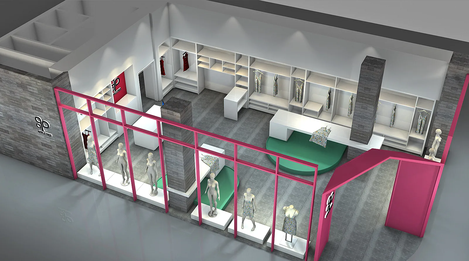 Women s Clothing Store Design | Fashion Shop Fittings – High-end Women Clothing Shop Design Ideas Benson Display Manufacture 