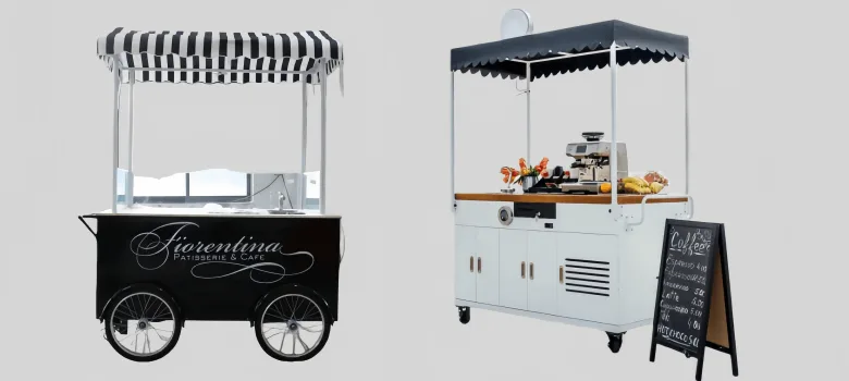 coffee cart (10) Coffee Carts For Sale | Mobile Coffee Stand – custom retail display image 34