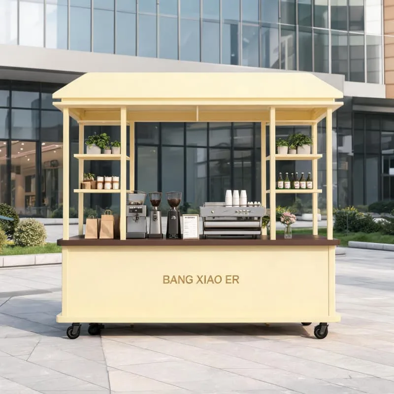 Coffee Carts For Sale | Mobile Coffee Stand – custom retail display image 2