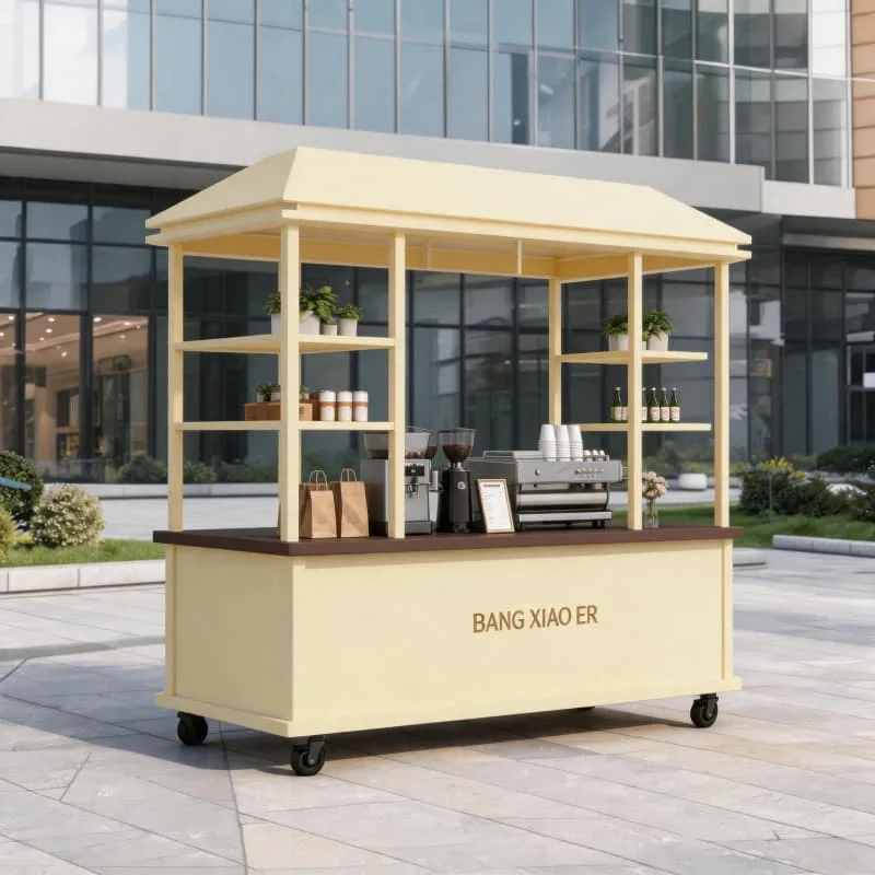 Coffee Carts For Sale | Mobile Coffee Stand – custom retail display image 1