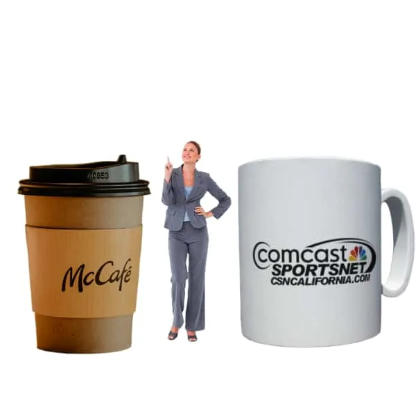 Restaurant Props Food Statues | Cafe, Diner, Bar Props – Giant Coffee Cup image 1