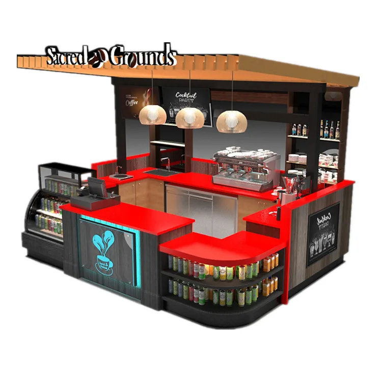 Coffee Kiosk – custom retail display image 2