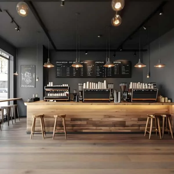 Restaurant Bar Counter For Sale | Wood, Metal Marble – Coffee Shop Bar Counter image 4