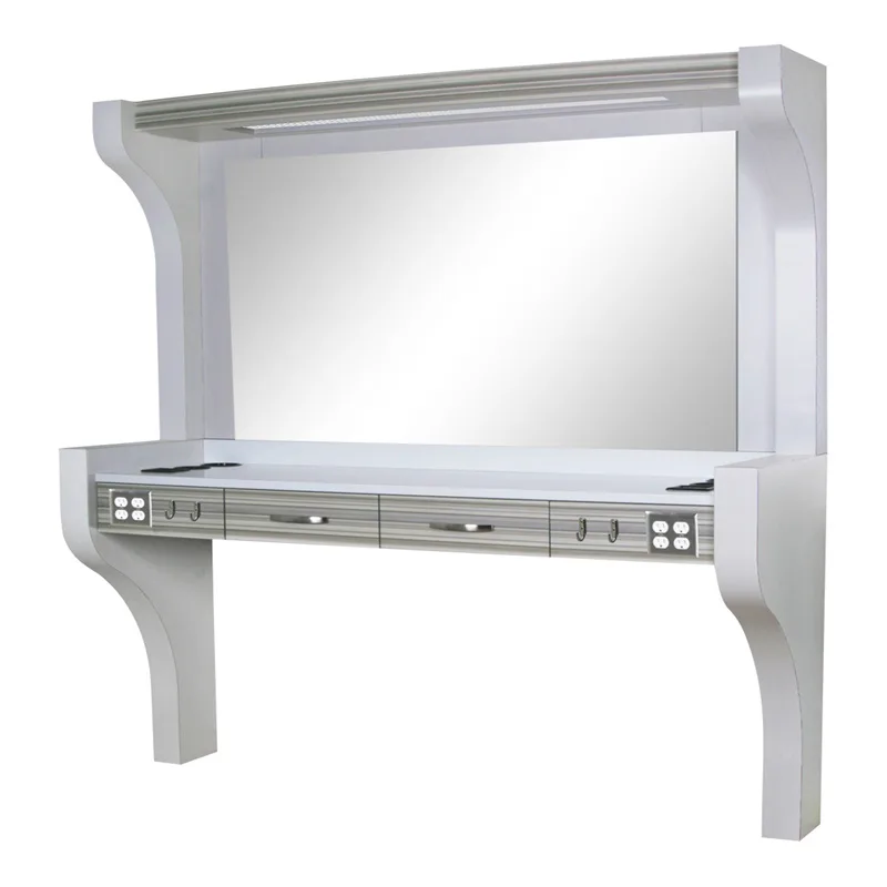 Wall Mounted Floating Salon Styling Stations For Sale – custom retail display image 50