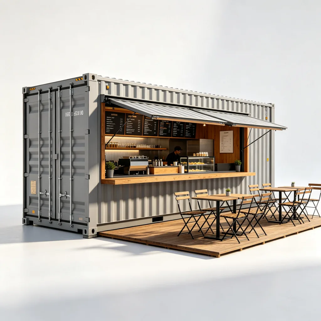Shipping Container Shop – custom retail display image 14