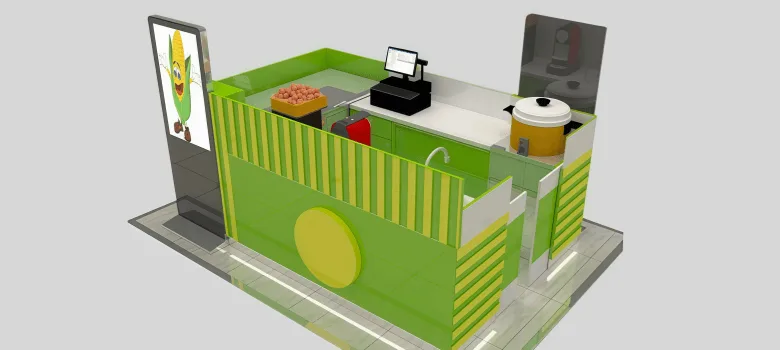 Corn Kiosk – custom retail display image 7
