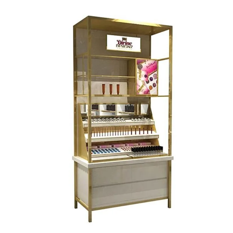 Cosmetic Display Shelf | Makeup Display Rack For Retail Store – custom retail display image 80