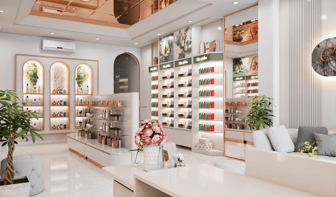 Cosmetic Shop Design Decoration Ideas – Houston Cosmetic Store Full Build | Custom Interior & Furniture Project image 4