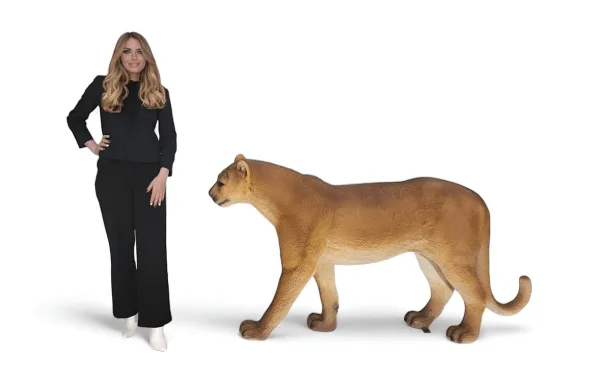 Cougar Statues Sculptures | Life Size – custom retail display image 10