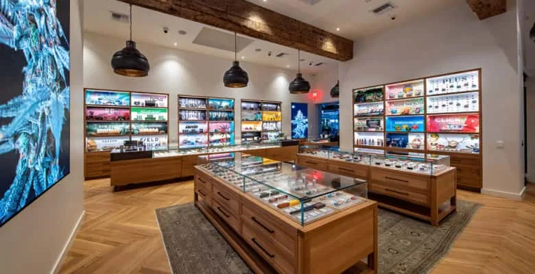 Cannabis Dispensary Displays, Retail Cases Store Fixtures – custom retail display image 12