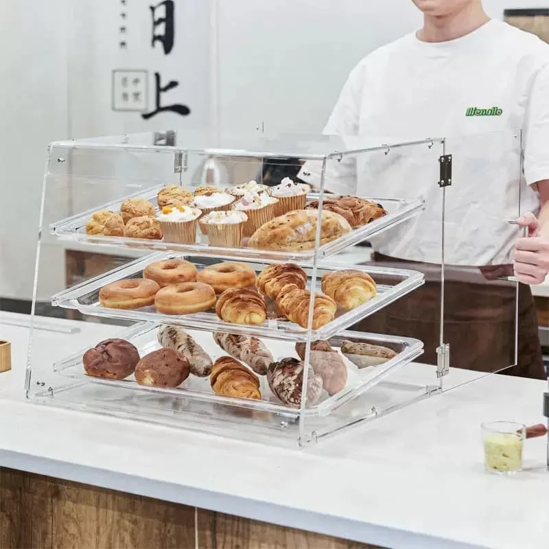 Countertop Bakery Display Cases | Wood, Glass Acrylic – custom retail display image 33