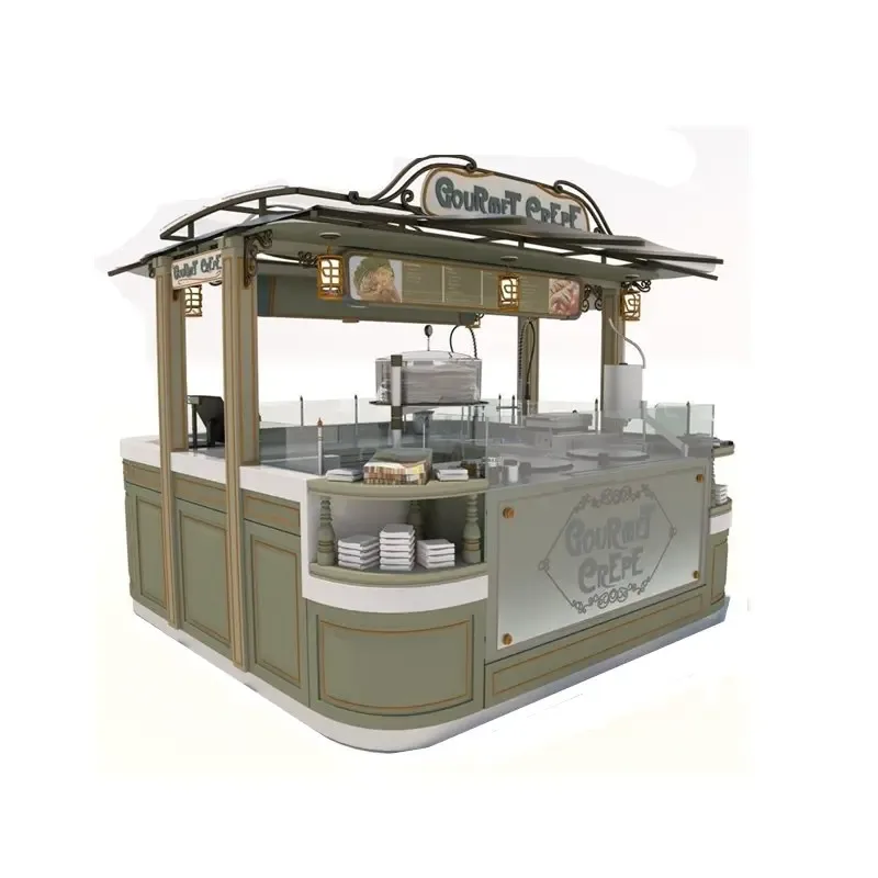 Crepe Kiosk – custom retail display image 2