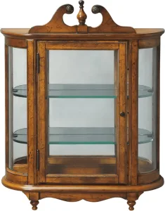 Curio Displays Cabinets | Moderen Glass Cabinet in White, Black Lighted – custom retail display image 25