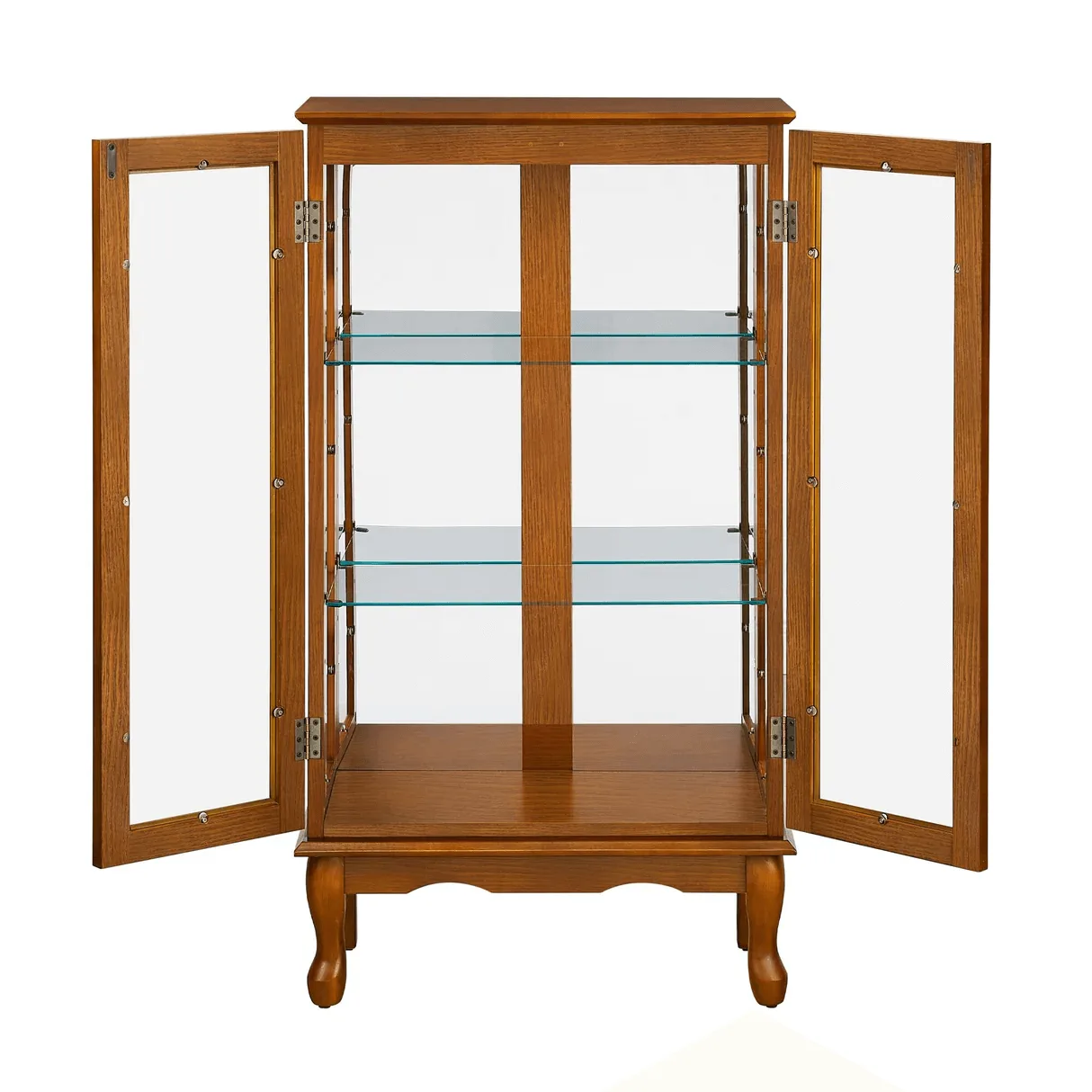 Curio Displays Cabinets | Moderen Glass Cabinet in White, Black Lighted – custom retail display image 27