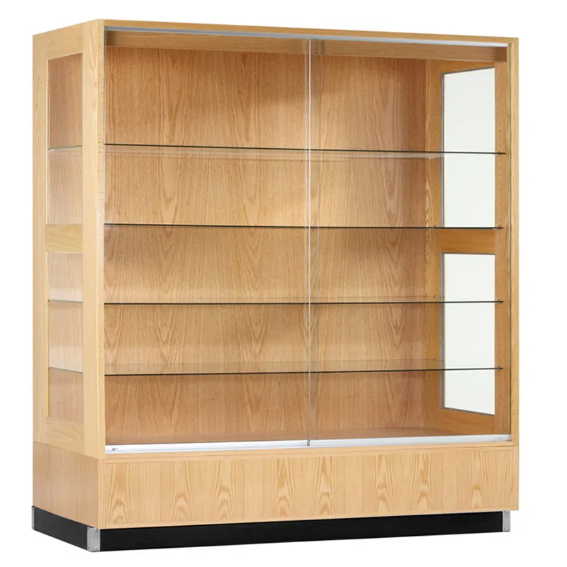 Curio Display Cases Cabinets | Wood and Glass – custom retail display image 3