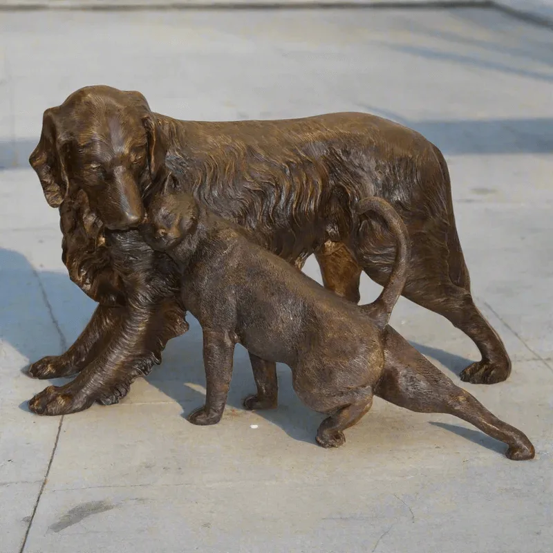 Bronze Dog Statues Cat Sculptures | Custom Pet Statues – custom retail display image 3