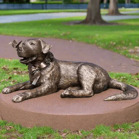 Bronze Dog Statues Cat Sculptures | Custom Pet Statues – custom retail display image 5