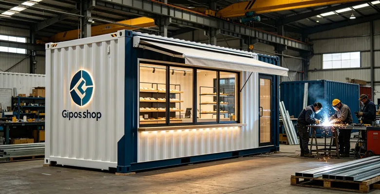 Shipping Container Shop – custom retail display image 19