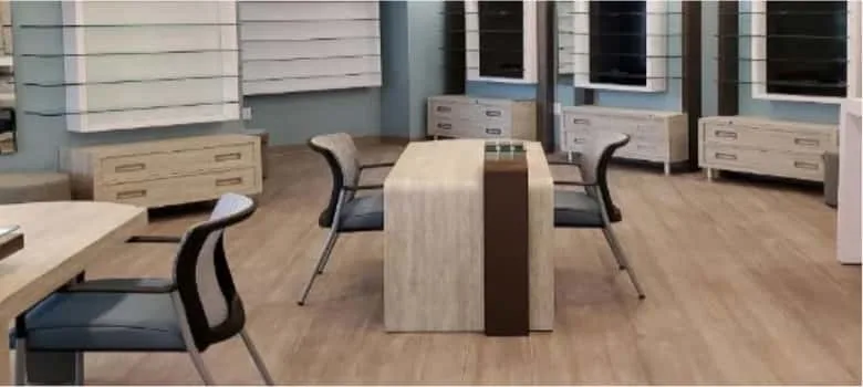 Optical Dispensing Tables Desks | Benson Display – custom retail display image 16