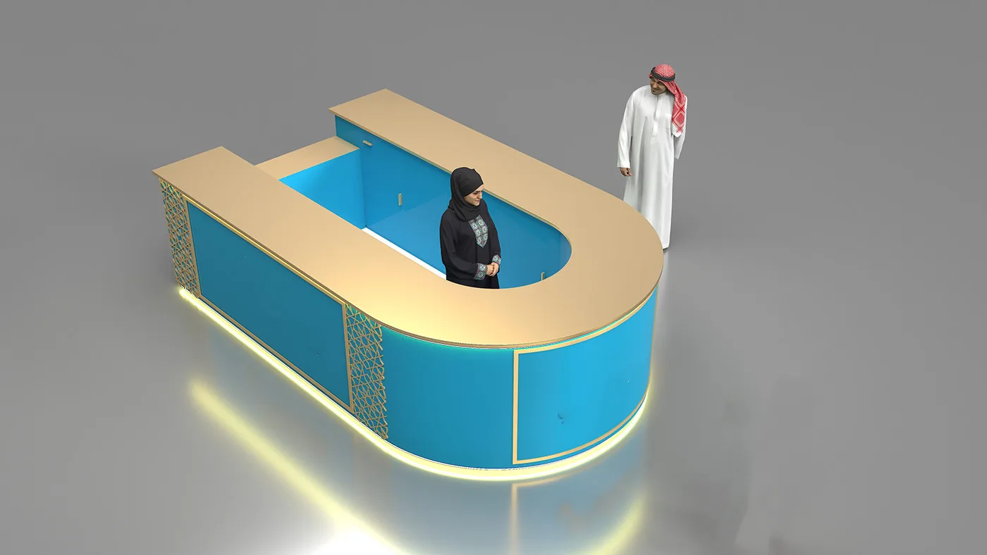 Nail Salon Beauty Spa Reception Desks – custom retail display image 27