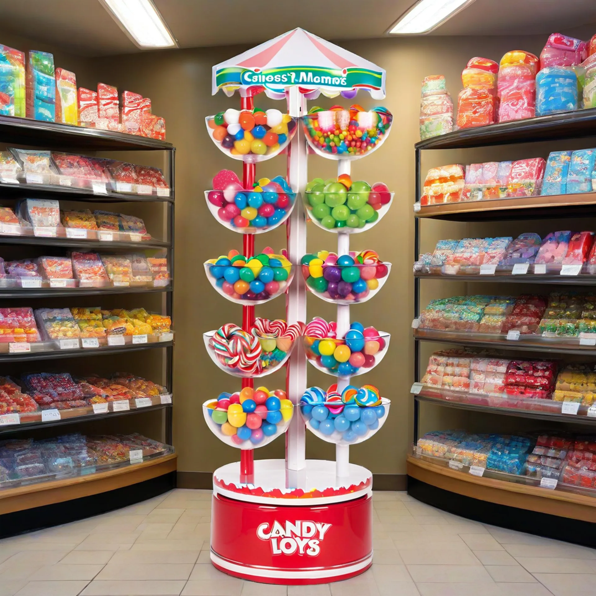 Candy Display Racks Shelves | Bulk Candy Display Solutions – custom retail display image 41