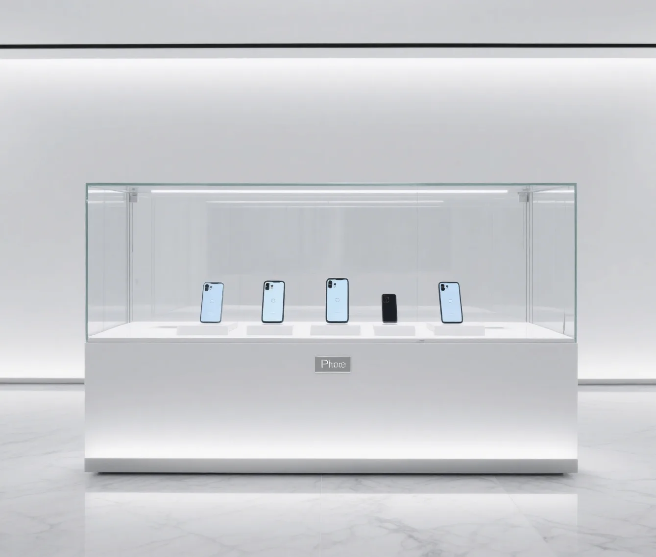 Mobile Phone Display Cabinets Glass Cases – custom retail display image 14