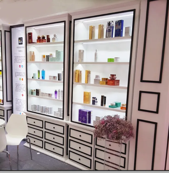 Cosmetic Makeup Display Stand Unit For Cosmetic Retail Shops – custom retail display image 83