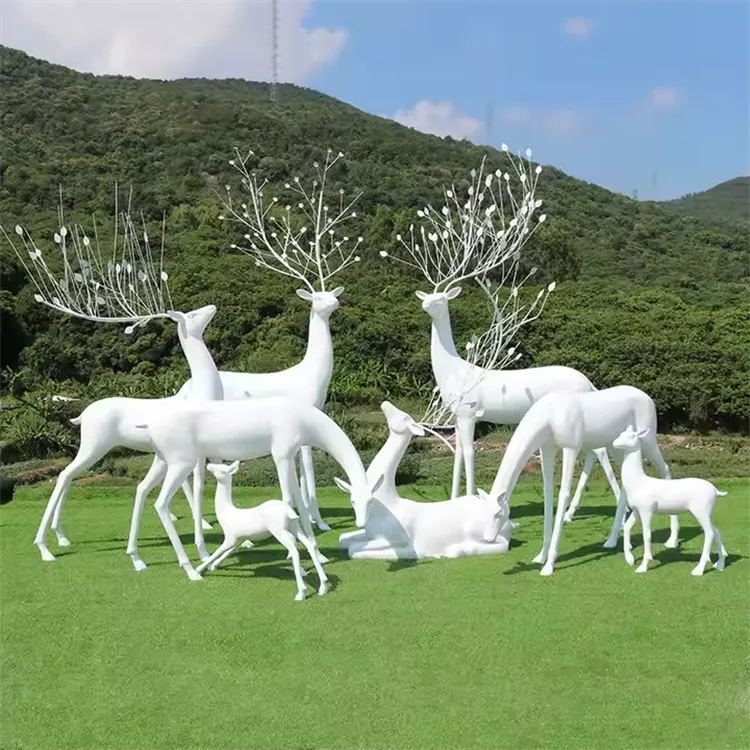 Life Size Deer Elk Sculptures For Sale | Fiberglass – custom retail display image 5
