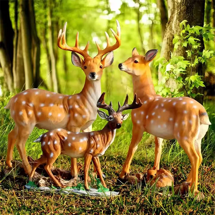 Deer & Elk fiberglass Sculptures2 (3) Life Size Deer Elk Sculptures For Sale | Fiberglass – custom retail display image 33