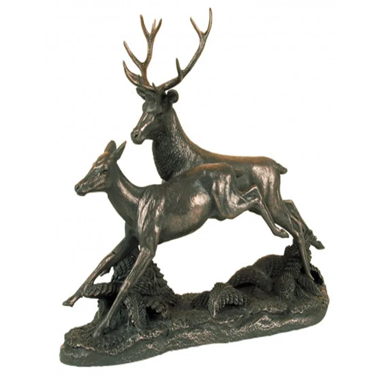 Deer Stag Bronze Statue | Garden Ornaments Sculptures – custom retail display image 1