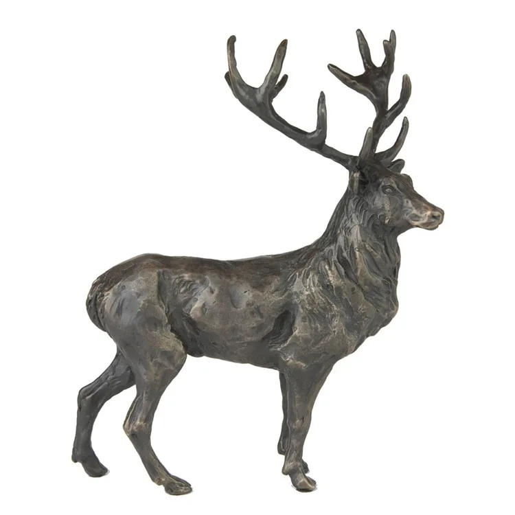 Deer Stag Bronze Statue | Garden Ornaments Sculptures – custom retail display image 6