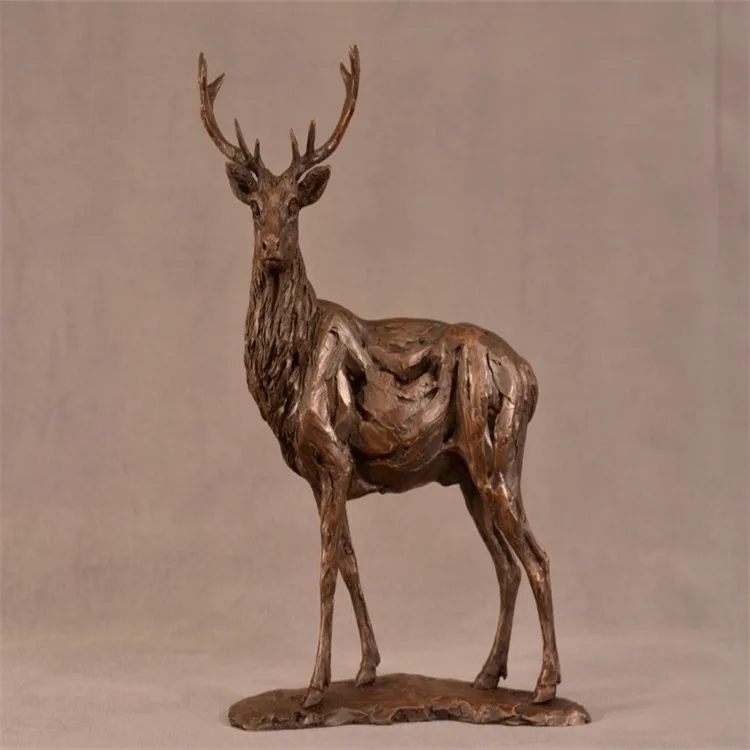 Deer Stag Bronze Statue | Garden Ornaments Sculptures – custom retail display image 9