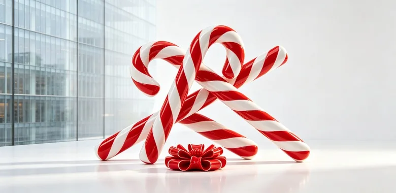 Giant Candy Cane Props For Sale – custom retail display image 10