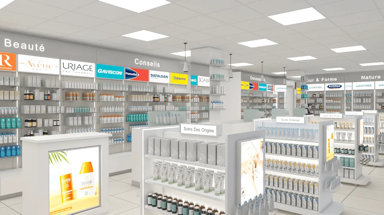 Pharmacy Design, Layouts Drug Store Decorations – New Pharmacy design idea unique wall cabinet island cabinet storage with re