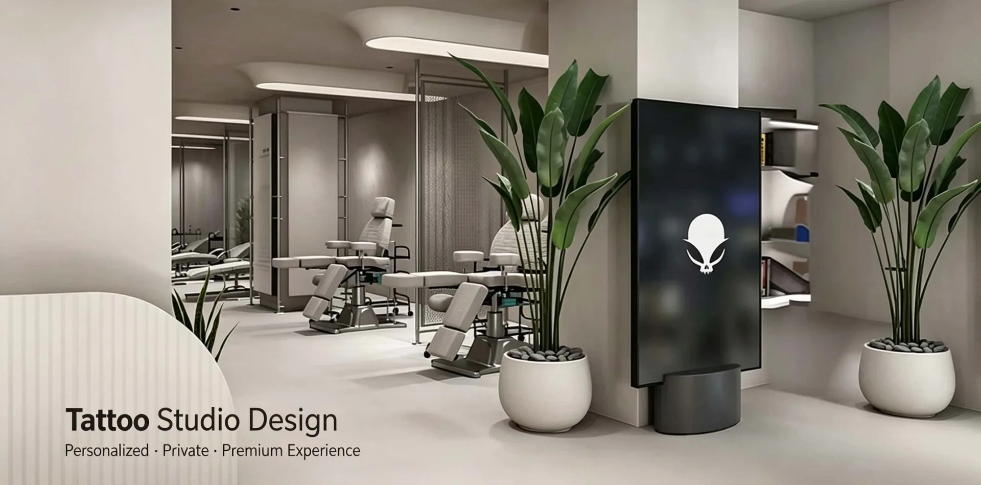 Tattoo Shop Design, Furniture Decorations – custom retail display image 7