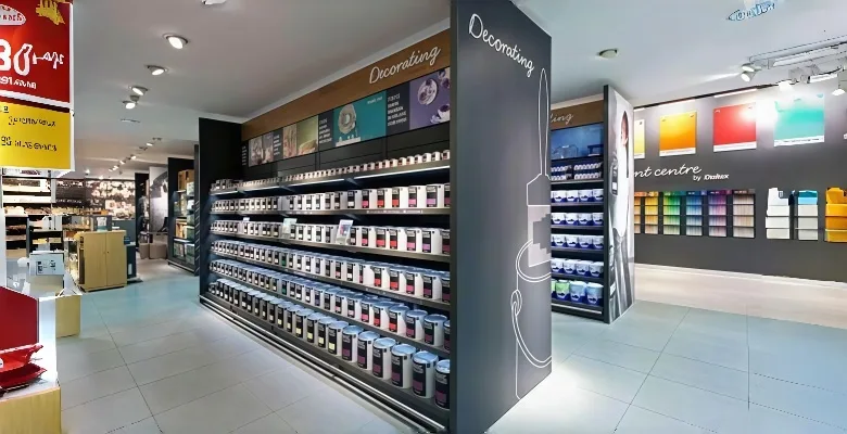 Paint Shop Design, Displays Store Fixtures – custom retail display image 8